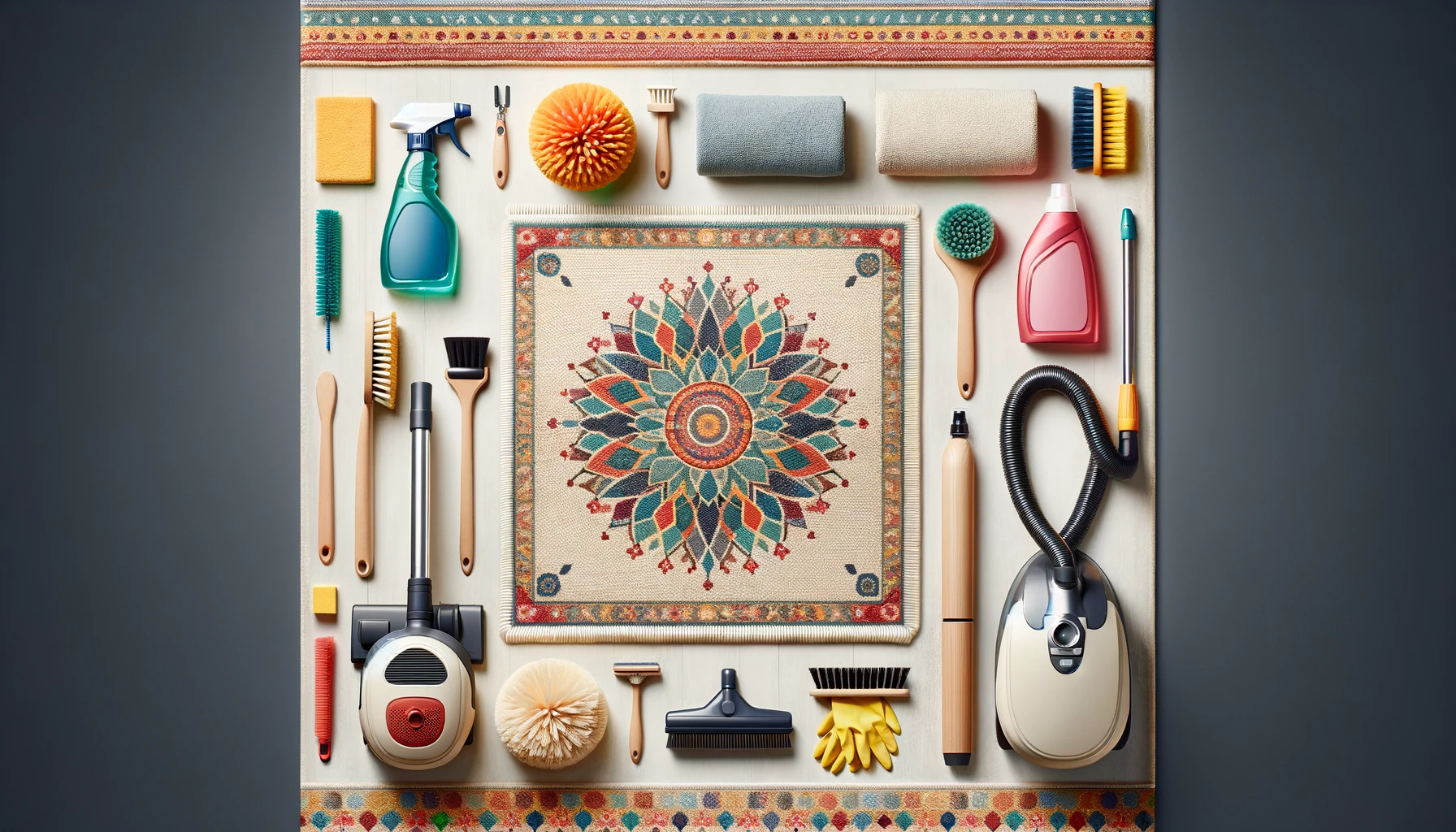 how to clean a throw rug