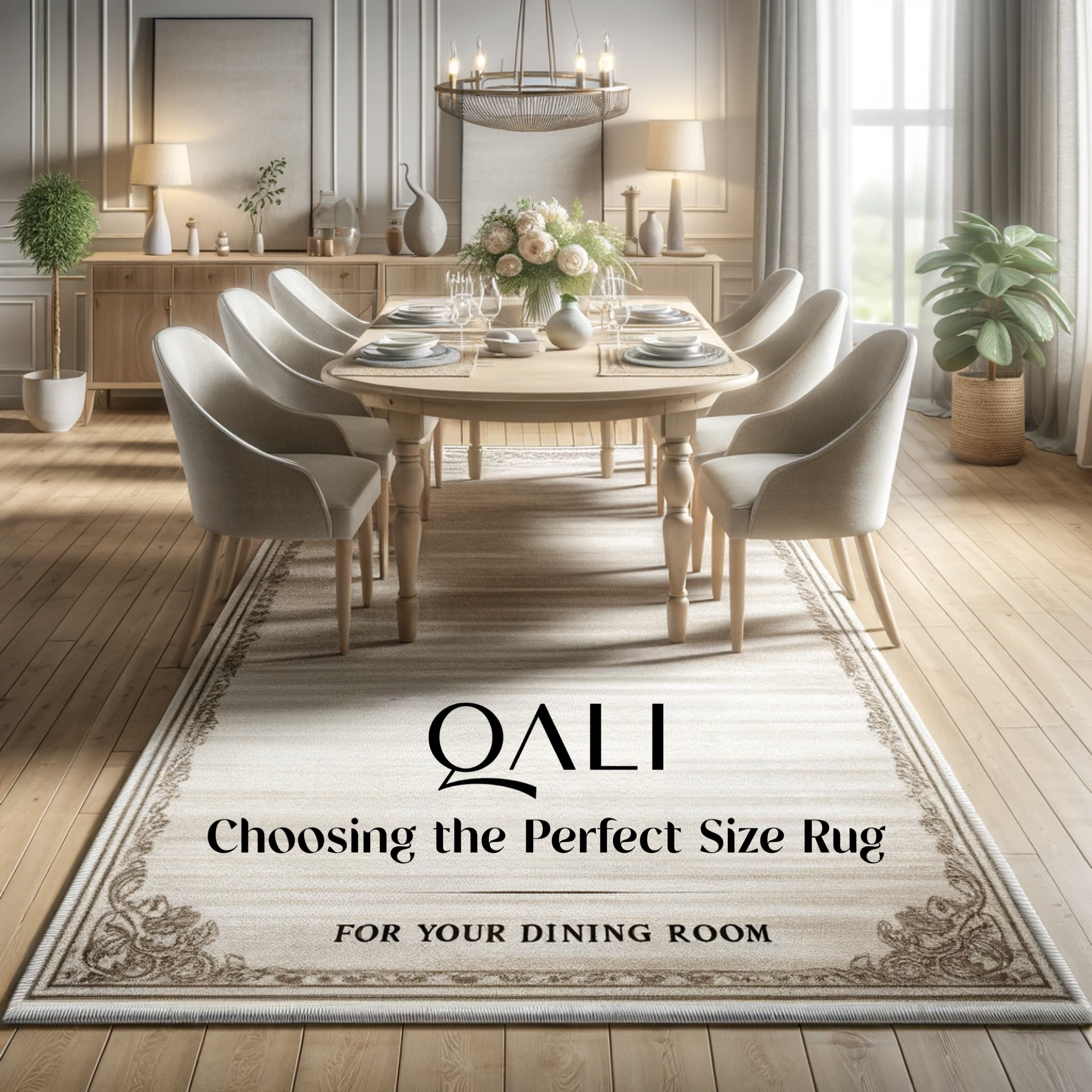 Choosing the Perfect Size Rug for Your Dining Room