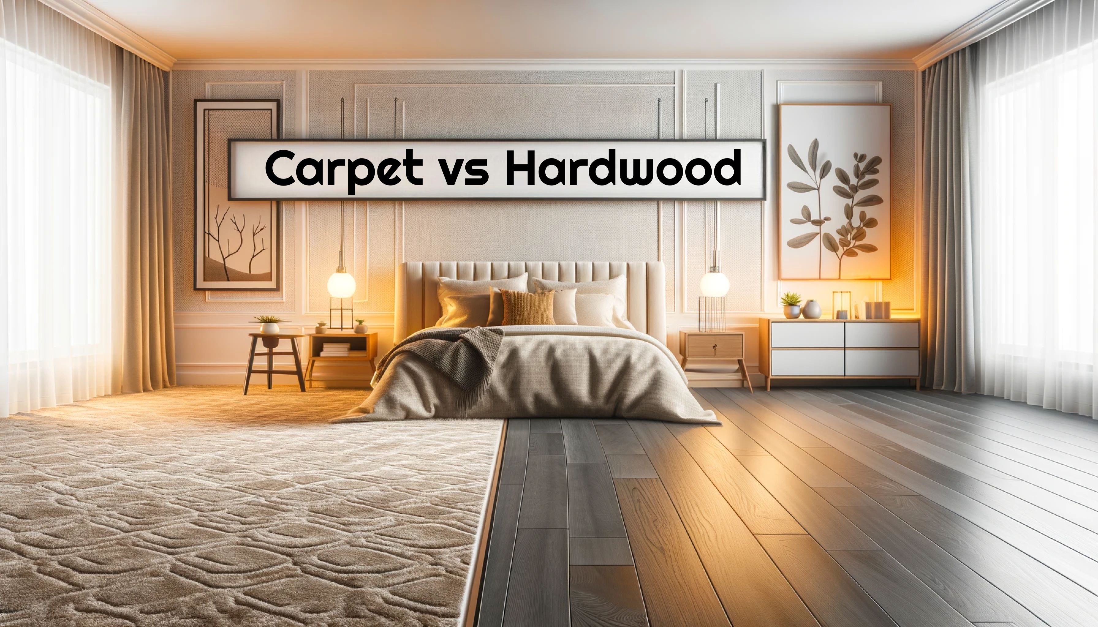 Carpet vs Hardwood: Choosing the Perfect Bedroom Flooring