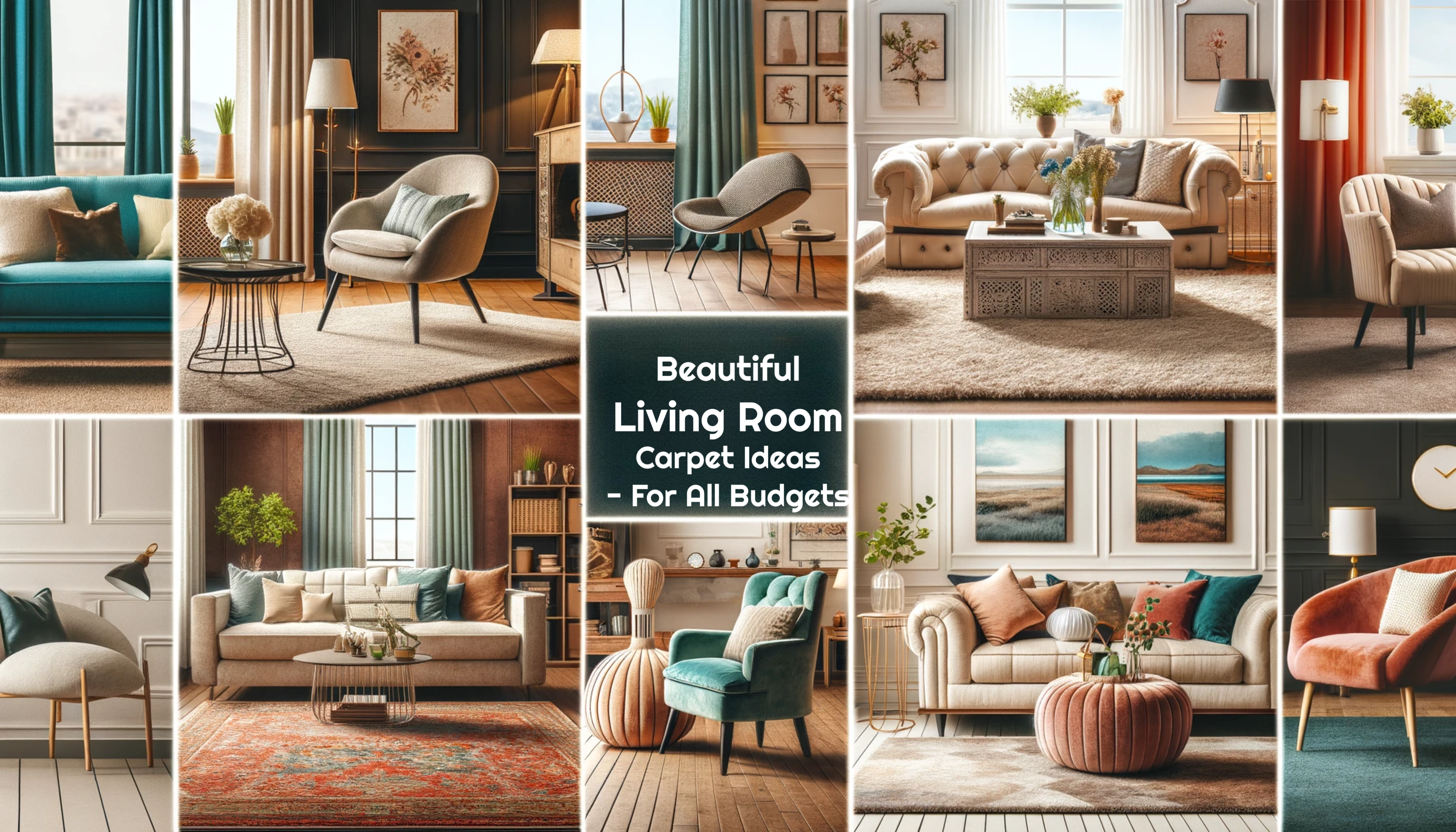Beautiful Living Room Carpet Ideas – For All Budgets
