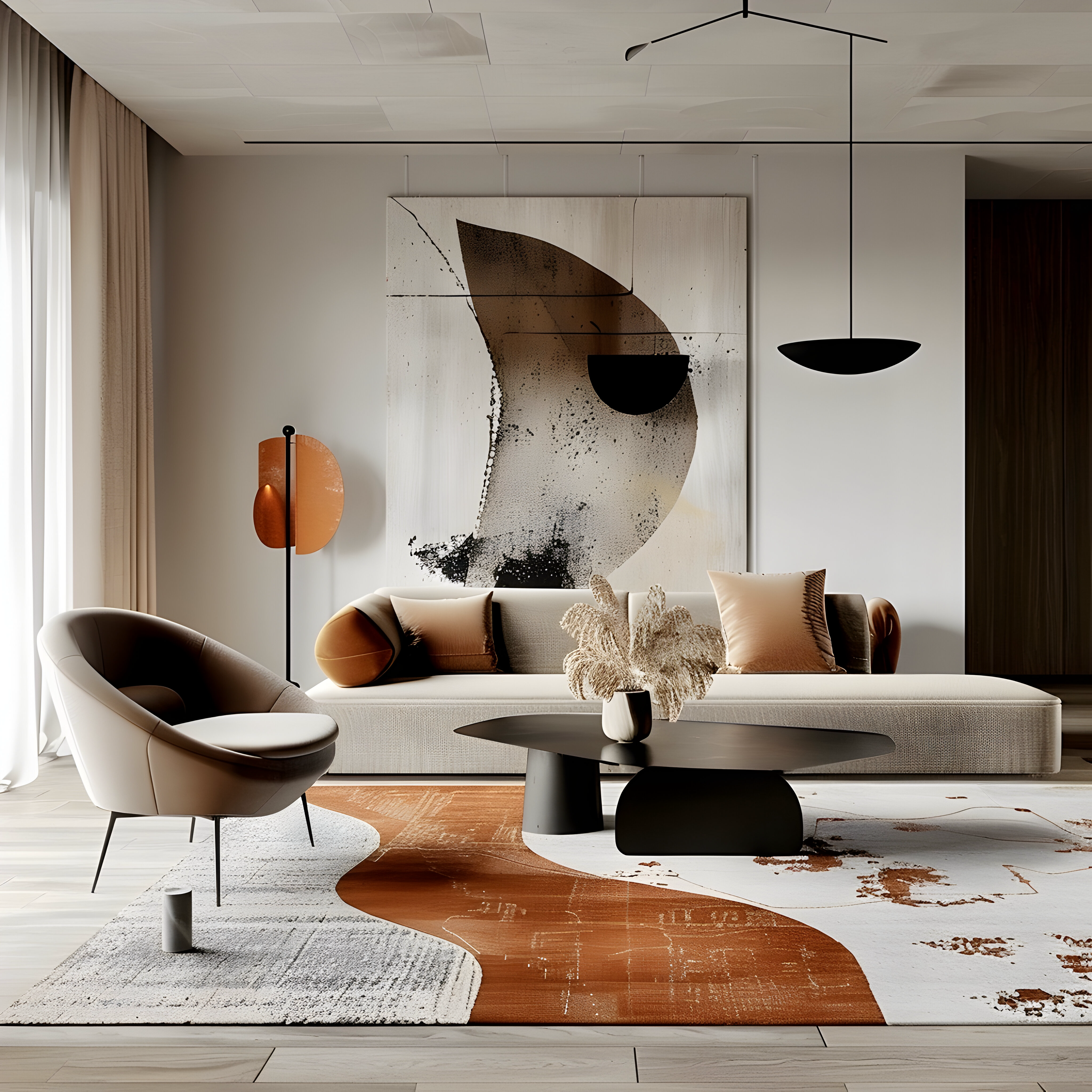 Mid century rug ideas