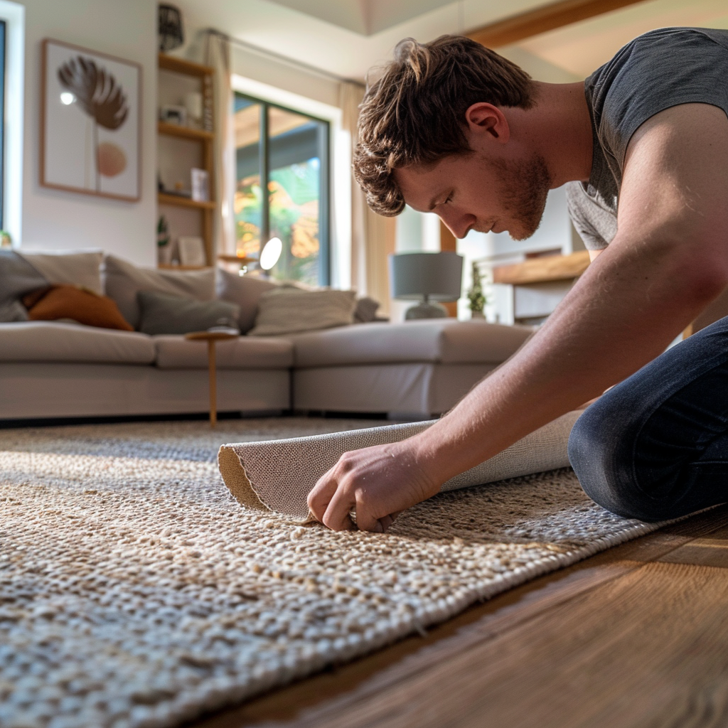 how to keep a rug from sliding