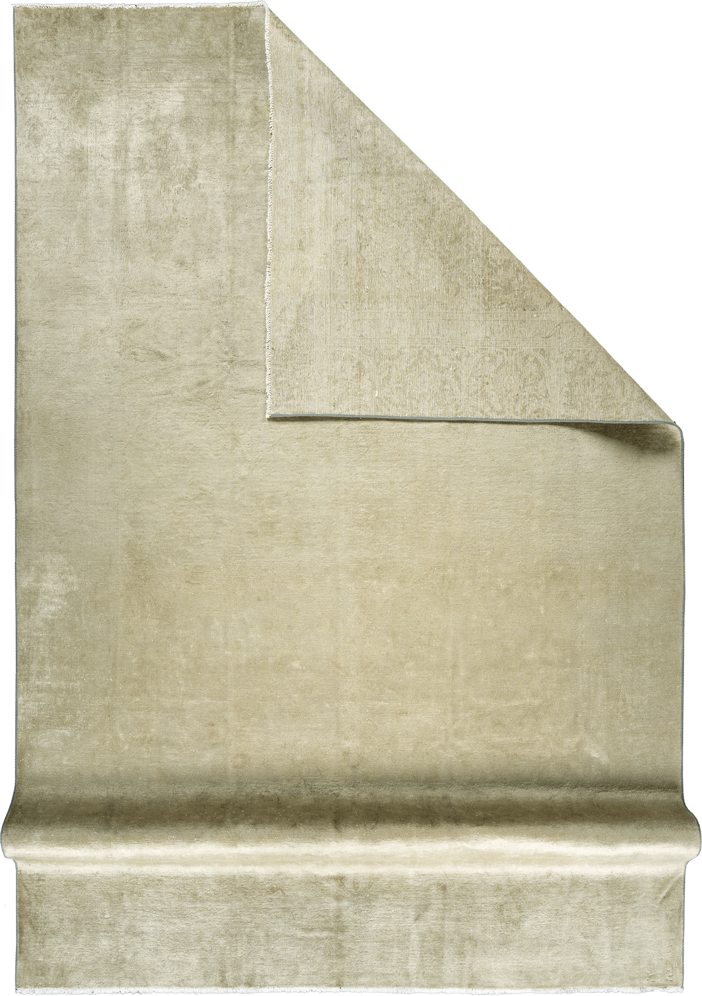 Modern Tabriz Rectangle Beige Rug 8×12 Wool-Cotton