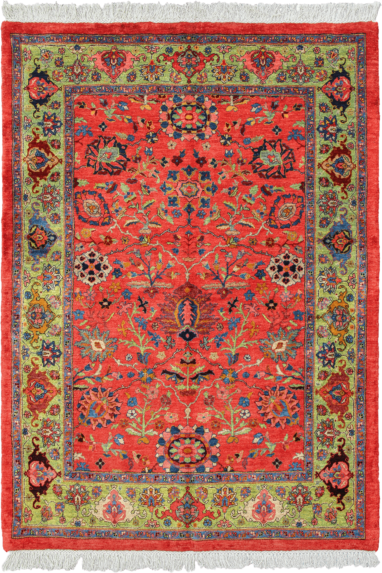 Newly Woven Heritage Bidjar Rectangle Red Rug 5×7 Wool-Cotton