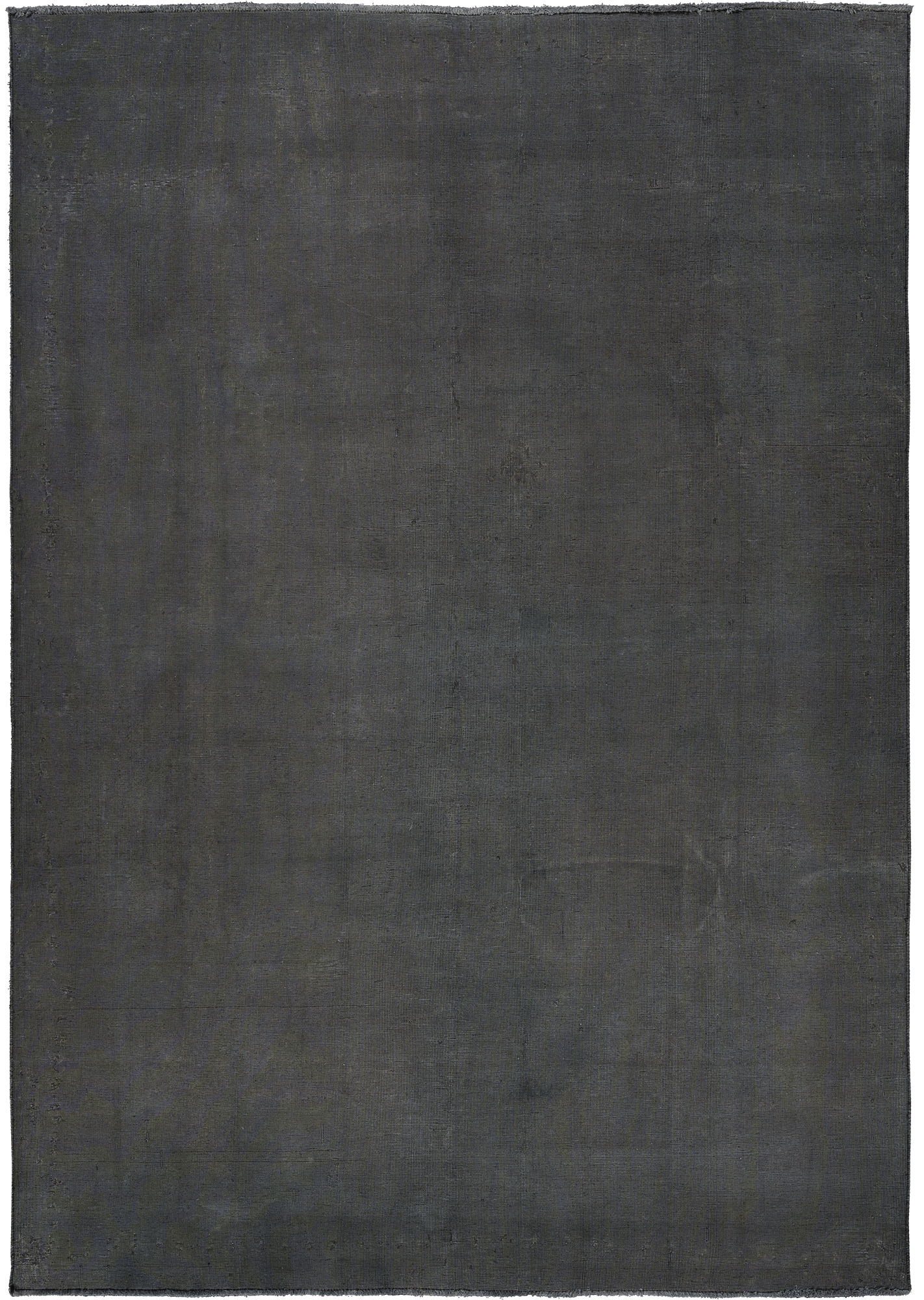 Colorful Vintage Tabriz Rectangle Black Rug 7×10 Wool-Cotton