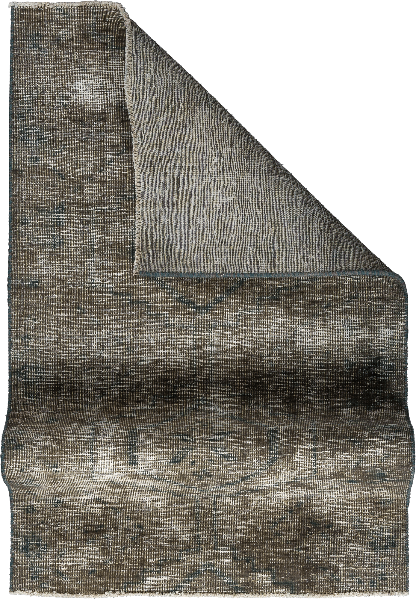 Modern Tabriz Rectangle Grey Rug 3×5 Wool-Cotton