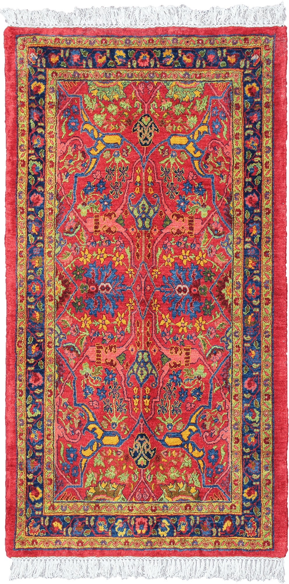 Newly Woven Heritage Bidjar Rectangle Red Rug 3×6 Wool-Cotton