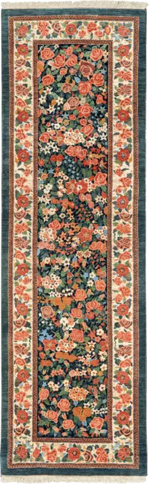 Newly Woven Heritage Bidjar Runner Multicolored Rug 3×10 Wool-Cotton