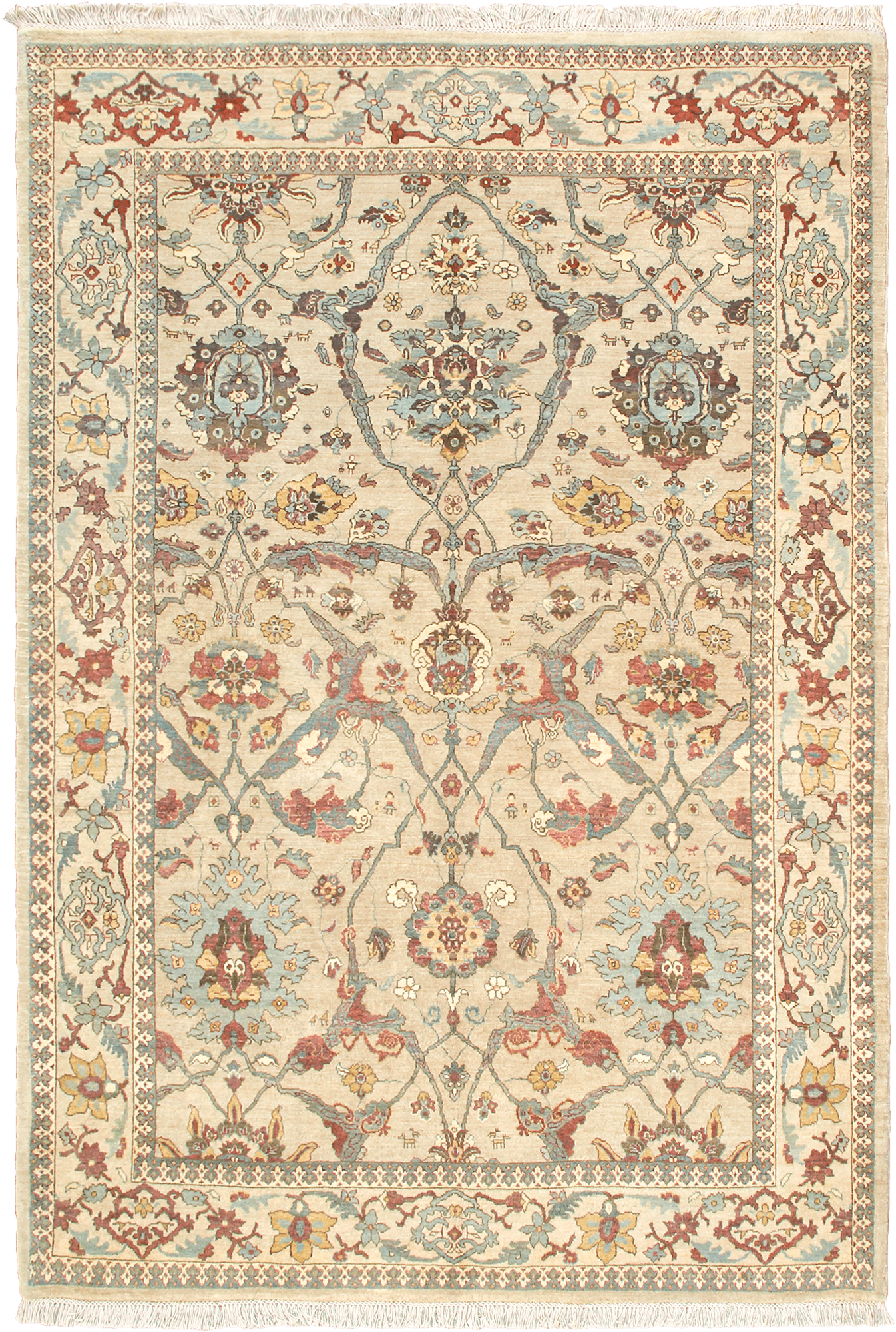 Newly Woven Heritage Bidjar Rectangle Grey Rug 6×8 Wool-Cotton