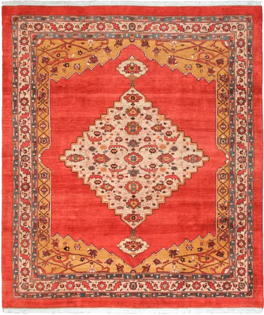 Newly Woven Heritage Bidjar Rectangle Red Rug 8×9 Wool-Cotton