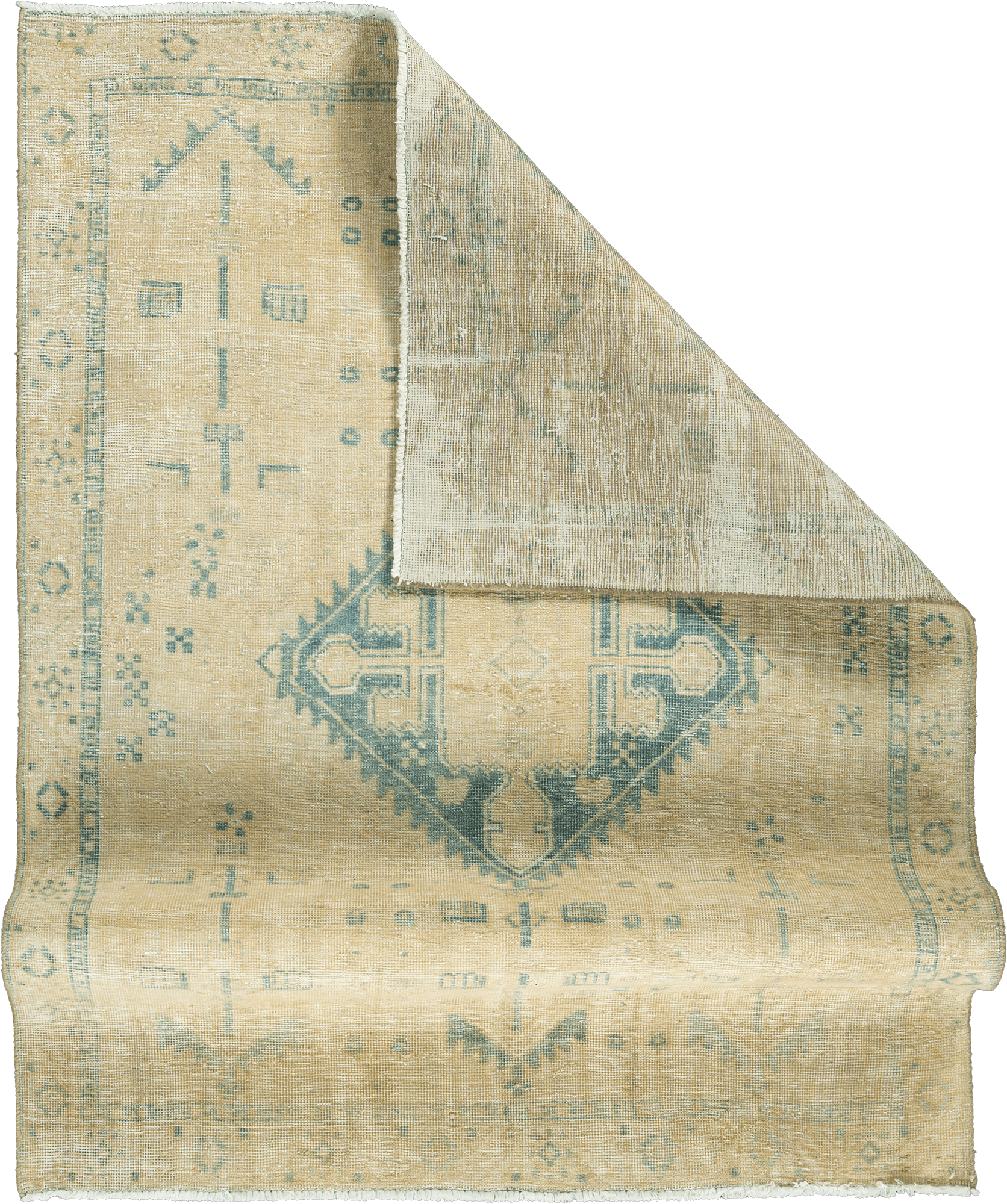 Modern Tabriz Rectangle Beige Rug 5×7 Wool-Cotton