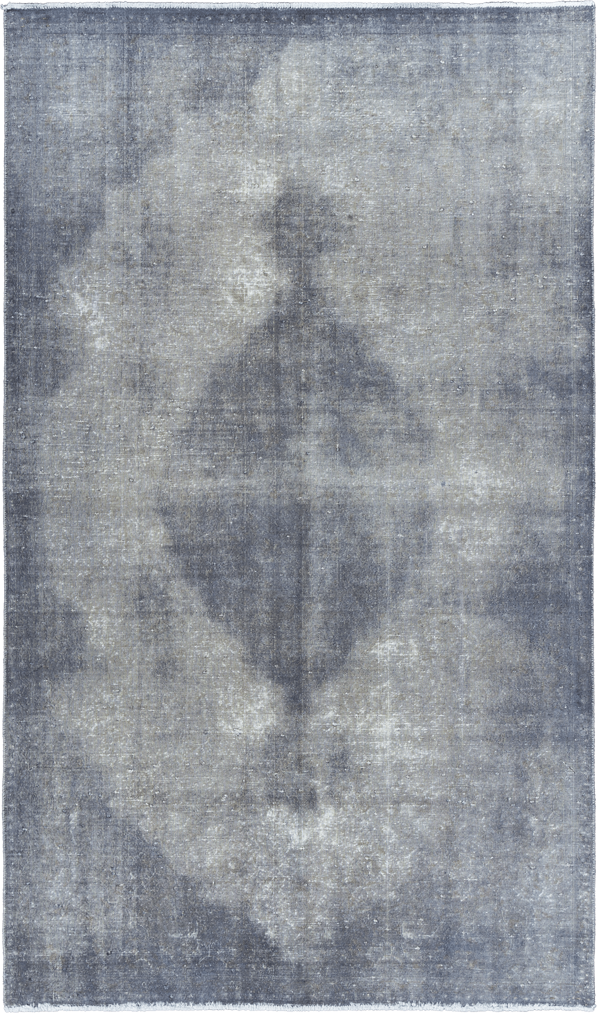 Colorful Vintage Tabriz Rectangle Grey Rug 5×9 Wool-Cotton