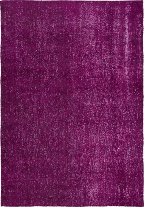 Colorful Vintage Tabriz Rectangle Purple Rug 6×9 Wool-Cotton