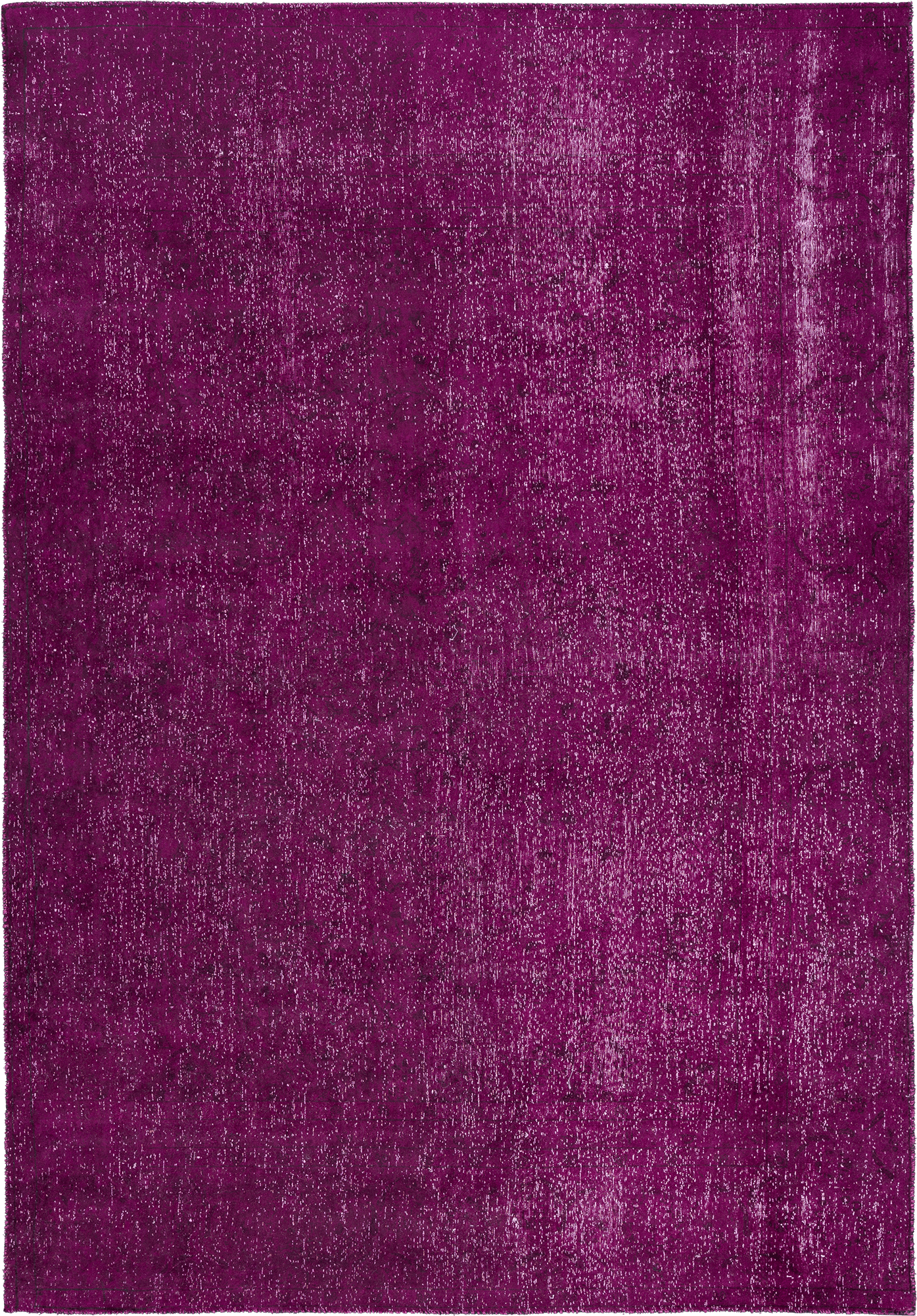 Colorful Vintage Tabriz Rectangle Purple Rug 6×9 Wool-Cotton