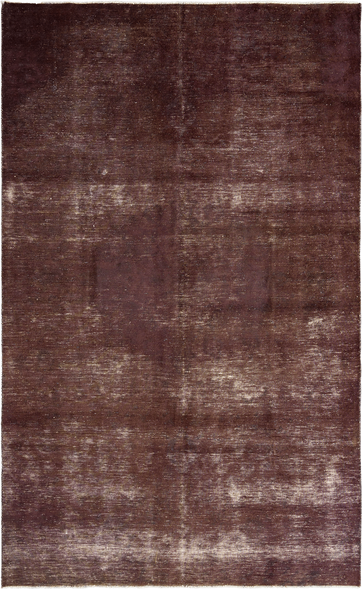 Colorful Vintage Tabriz Rectangle Brown Rug 6×10 Wool-Cotton