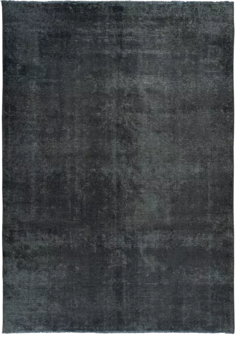 Colorful Vintage Tabriz Rectangle Blue Rug 7×10 Wool-Cotton
