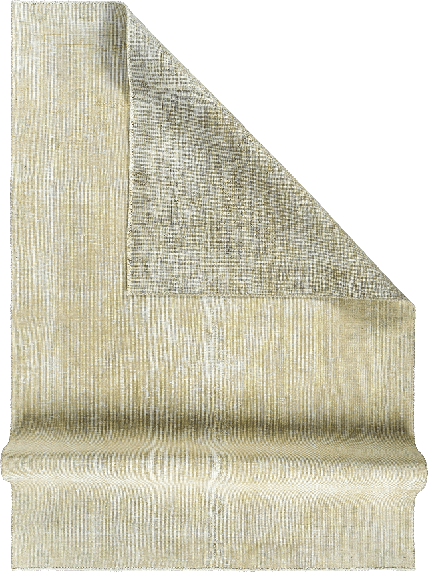 Modern Tabriz Rectangle Beige Rug 6×10 Wool-Cotton