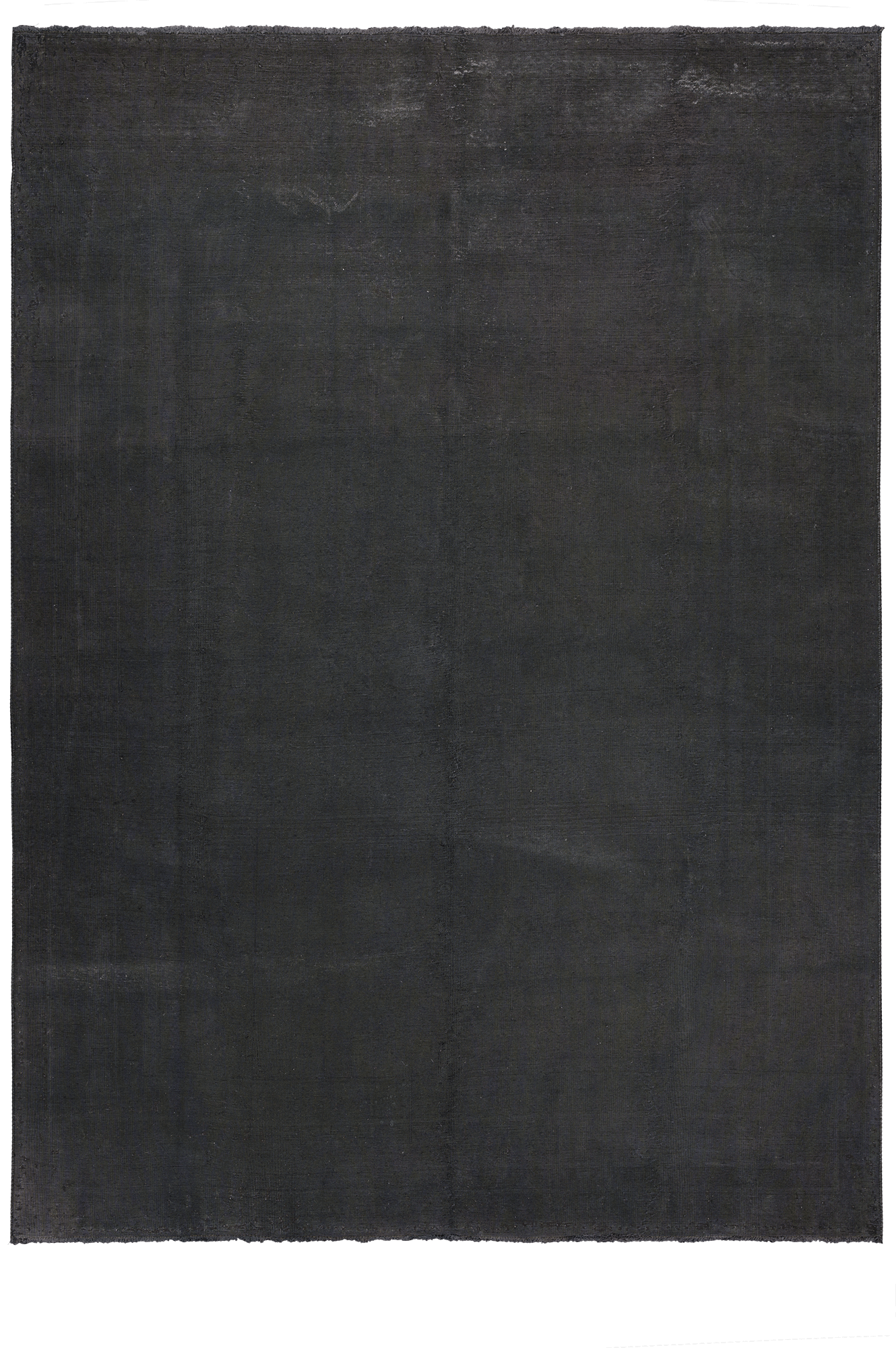Colorful Vintage Tabriz Rectangle Black Rug 8×11 Wool-Cotton