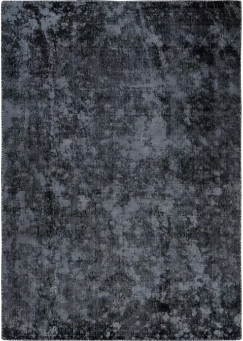 Colorful Vintage Tabriz Rectangle Black Rug 6×8 Wool-Cotton