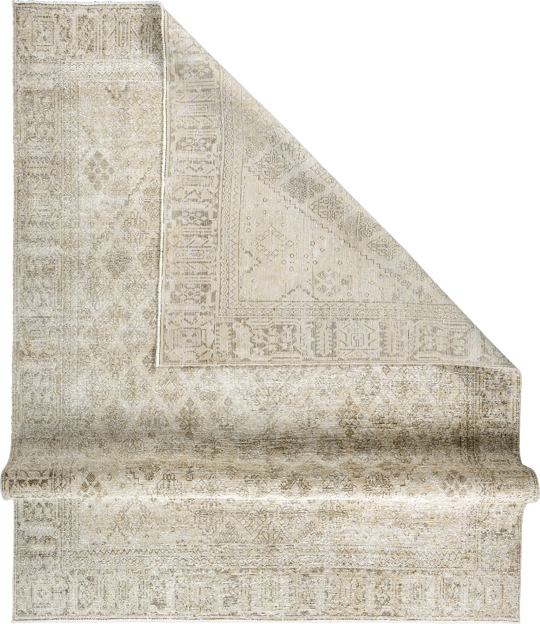 Modern Josheqan Rectangle Beige Rug 8×11 Wool-Cotton