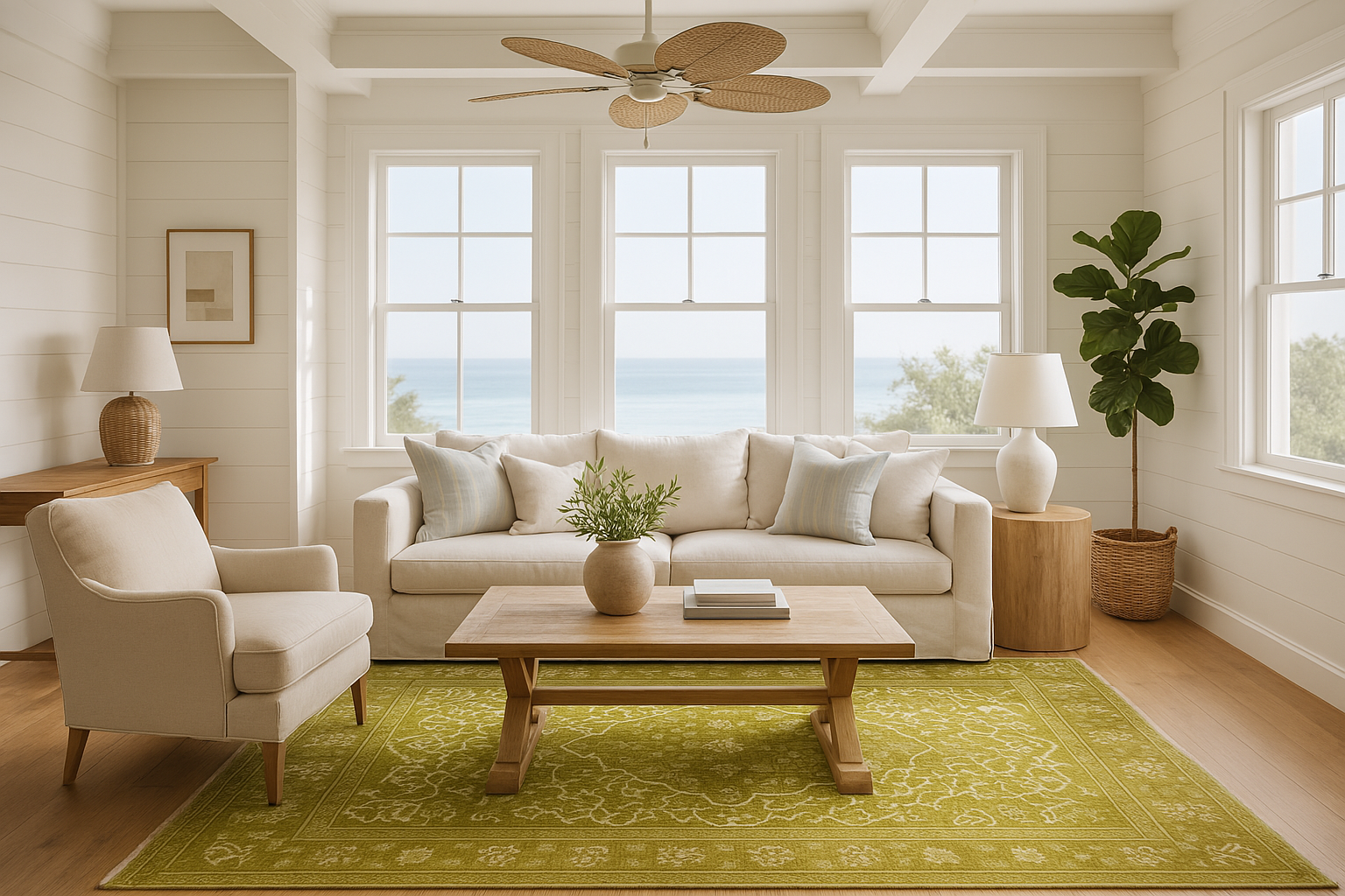 yellow rug